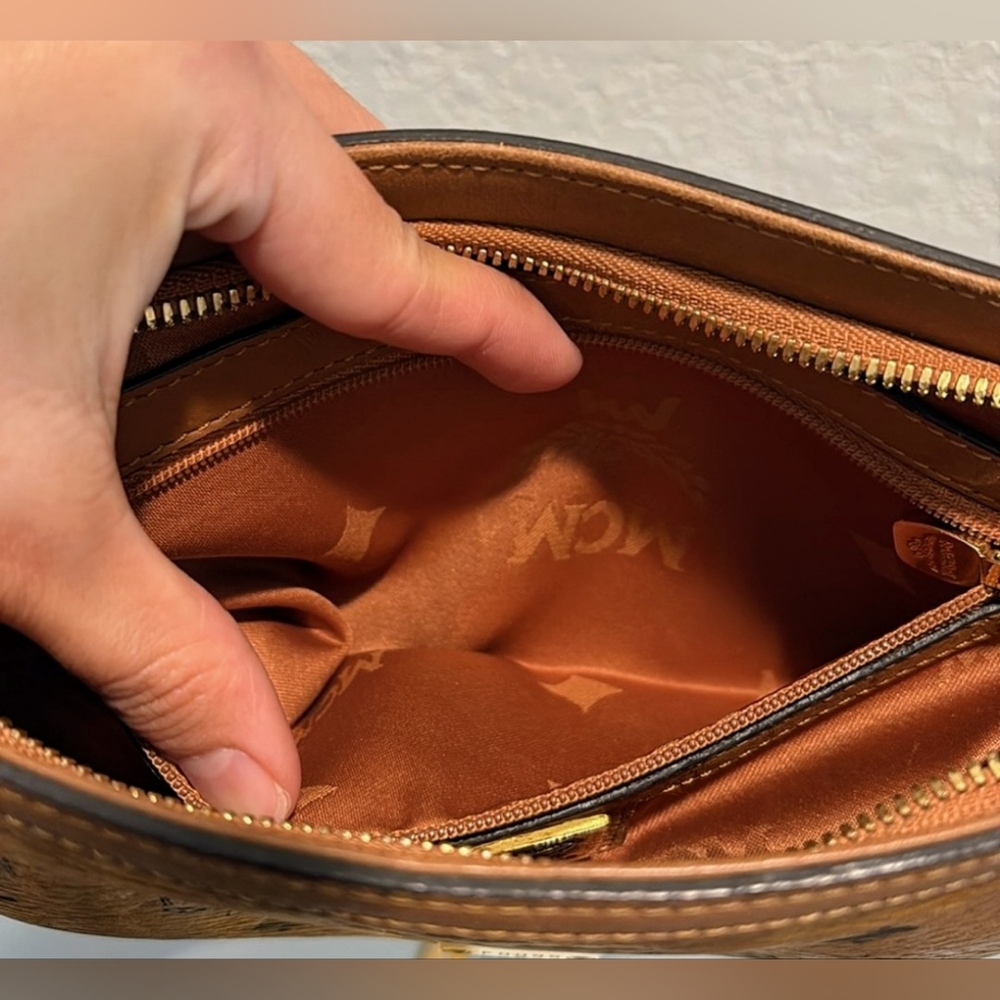 SOLD SOLD SOLD SOLD MCM Mini Bag Cognac EUC - Picture 10 of 11